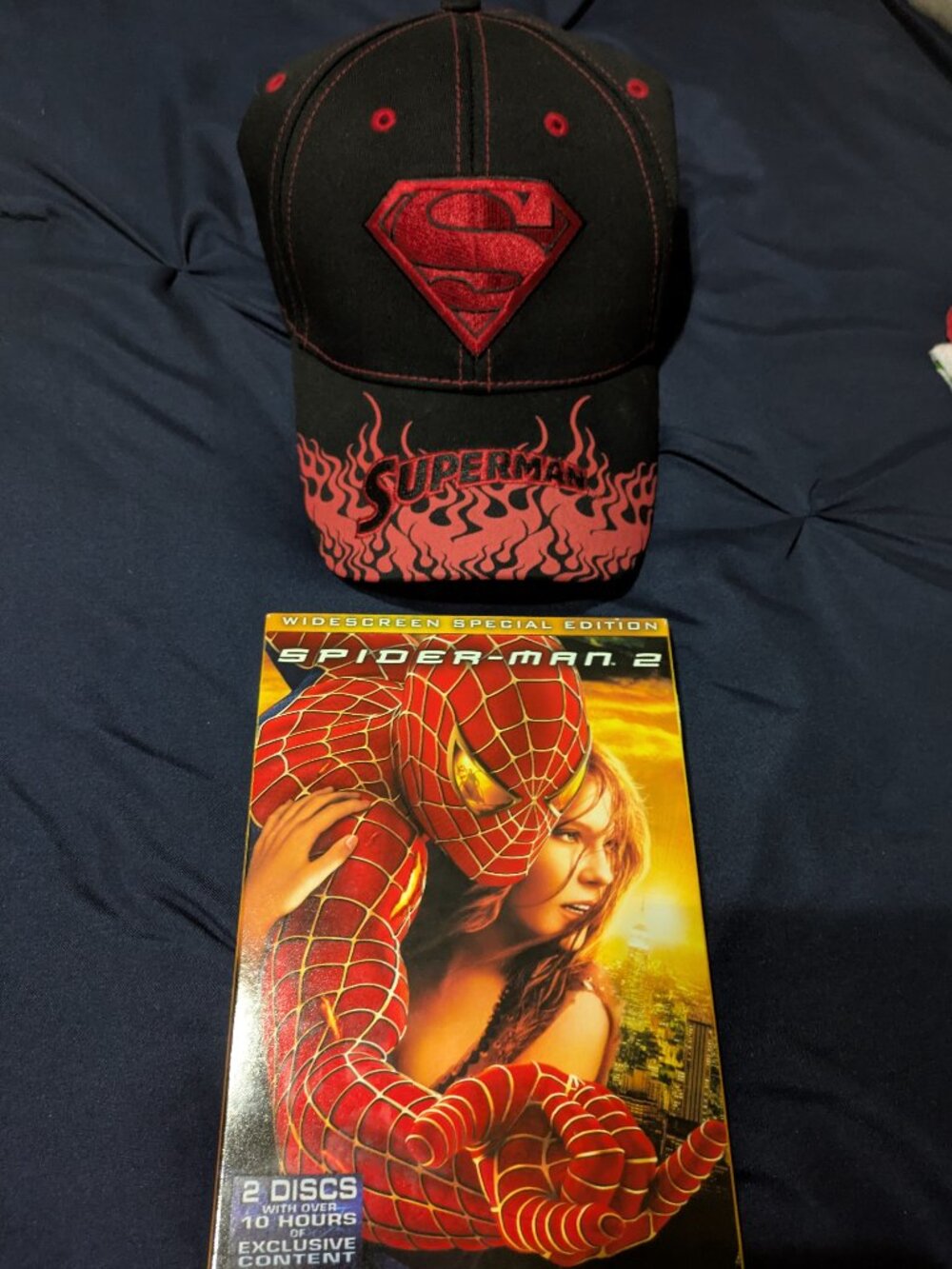 ~Spider-man 2 DVD movie/ Boys Superman Cap